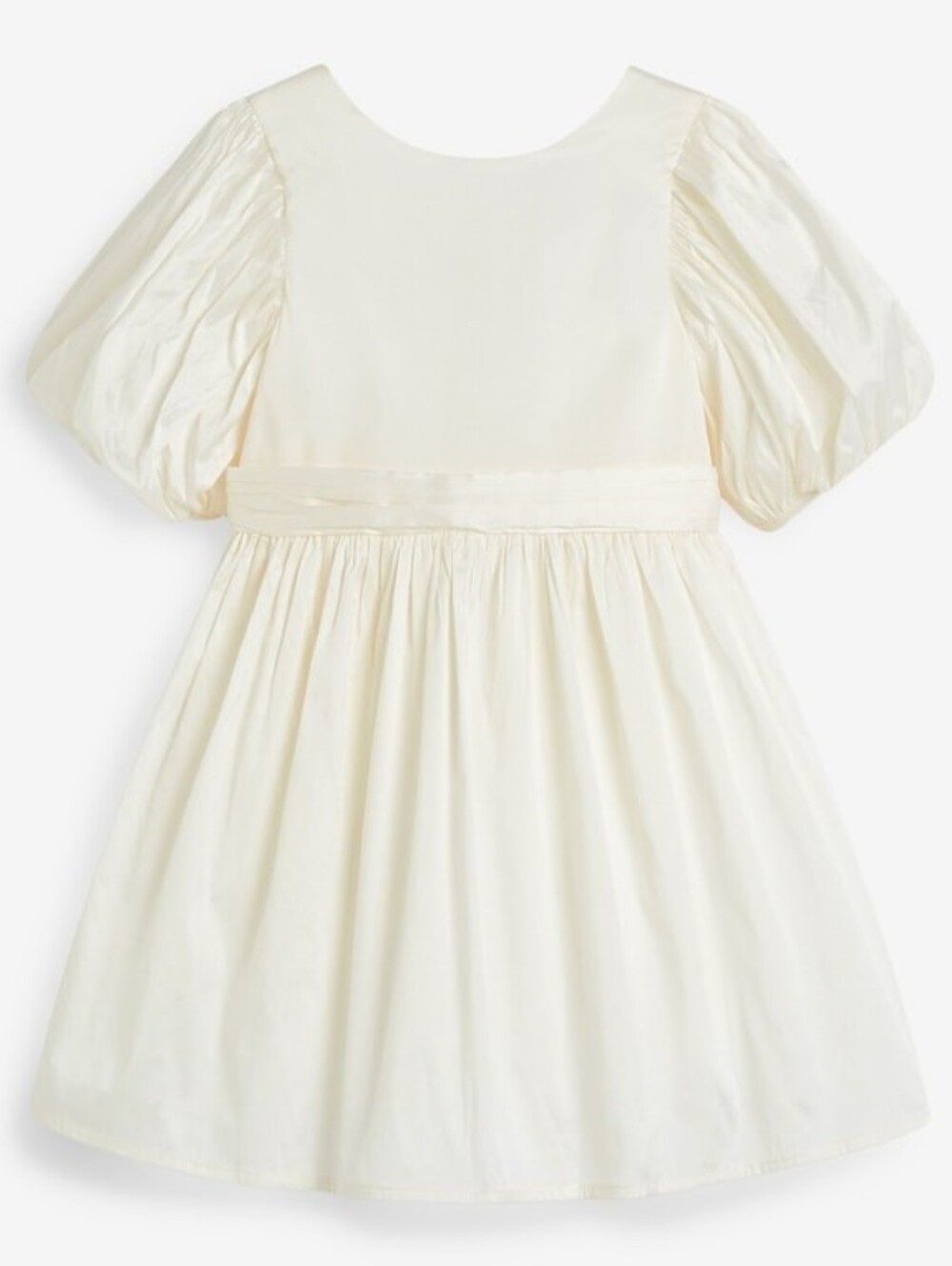NEXT| Ivory Flower Girl Taffeta Bow Dress | 2-3T